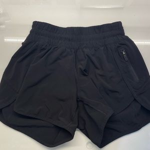 Lululemon Black Track Shorts (3” length)